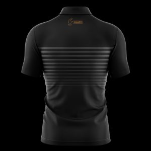 Hammer Men's Reaper Performance Polo Bowling Shirt Black Carbon Dri-Fit Comfort 
