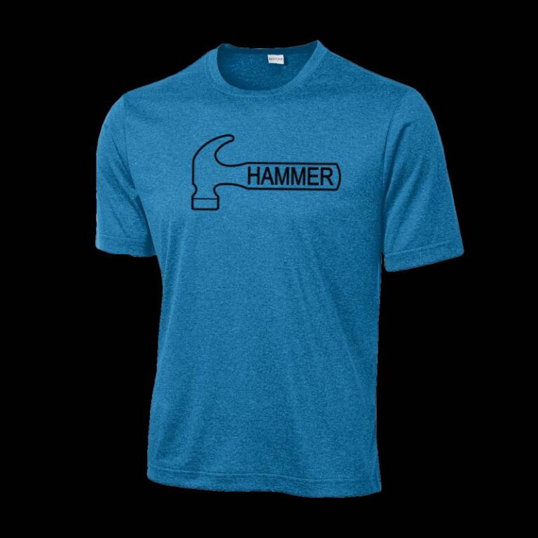 Hammer Men's Atomic Blue Bowling Long Sleeve Shirt Hammer Bowling Gear